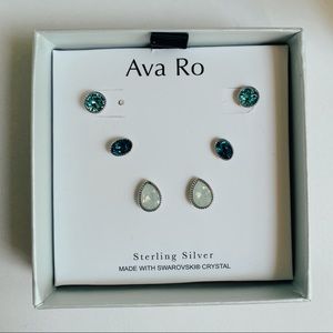 Ava Ro 3-Pack Earrings